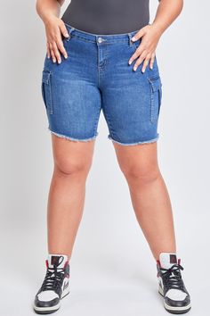 Short Cargo Jeans With Pockets, Short Cargo Jeans With Side Pockets, Short Summer Cargo Jeans With Hip Pockets, Summer Short Cargo Jeans With Hip Pockets, Summer Cargo Jeans With Hip Pockets, Blue Jean Shorts With Cargo Pockets, Denim Cargo Style Jean Shorts, Blue Jean Cargo Shorts, Denim Cargo Jean Shorts