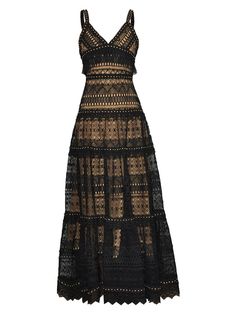 An elegant combination of polyester and lace fabrics with beautiful embellishments. It is not only perfect for any special occasion, but also perfect for any occasion. Vacation Maxi Dress, Mid Calf Dresses, Elegant Attire, Minimalist Dresses, Lace Maxi, Elegant Party, Lace Maxi Dress, Female Fashion, High Fashion Street Style