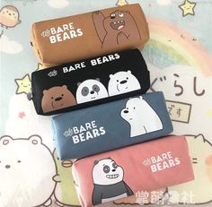 Credits to the Rightful owner Pizza Donuts, Donuts Cake, Cute Stationary School Supplies, Cute Pencil Case, Ice Bear