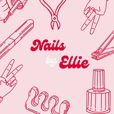 Premade Logo Nail Artist Logo Retro Logo Customised Logo - Etsy Logo For Nail Artist, Manicure Logo Design, Nail Polish Graphic Design, Nail Brand Design, Nail Business Branding, Nails By Logo, Logo Nail Designs, Nail Branding Design, Nail Graphic Design