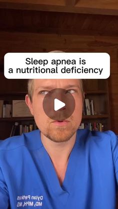 Dylan Petkus, MD on Instagram: "Sleep apnea is a nutritional deficiency"