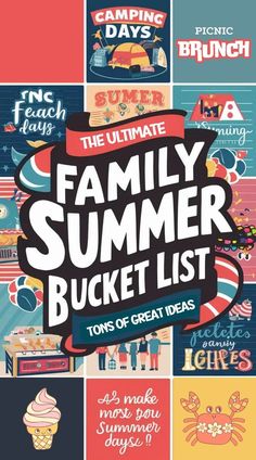 family bucket list ideas Family Summer Activities, Family Summer Bucket List, Fun Summer Activities For Kids, Family Bucket List, Fun Summer Activities, Family Summer, Summer Activities For Kids