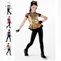 Brand New, Never Worn Includes All Items Size Intermediate Child Ready To Ship!! Hip Hop Dance Costumes, Weissman Dance Costumes, Dance Costumes Tap, Weissman Costumes, Lyrical Dance Dresses, Dance Costumes Ballet, Dance Recital Costumes, Hip Hop Dance Outfits, Dance Costumes Hip Hop