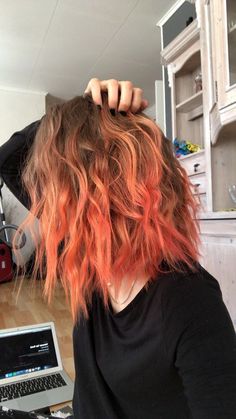 Hair Color Pastel, Super Hair, Hair Color Highlights, Short Hair Color, Dye My Hair, Orange Hair, Hair Envy, Cool Hair Color, Grunge Hair