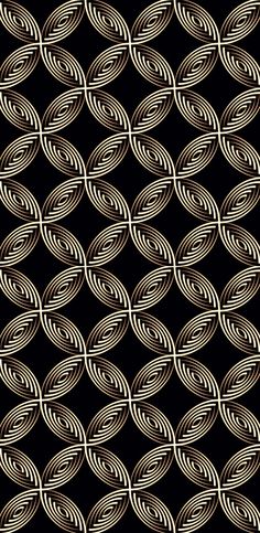 a black and gold background with wavy lines in the shape of an intertwined pattern