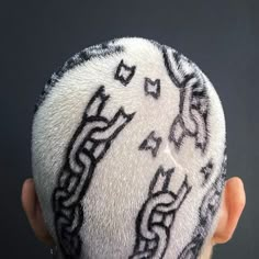 Cool Shaved Head Designs, Dyed Buzzcut Men, Buzz Cut Designs, Blonde Hair Designs, Boyfriend Hair