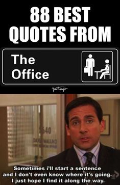 the office meme is shown in black and white with text that reads,'86 best