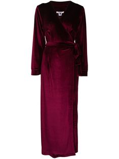 damson red velvet wrap design long sleeves belted waist long length Designer Pajamas, Terry Cloth Robe, Sheer Robe, Belted Robe, Embroidered Robes, Silk Dressing Gown, Van Cleef Arpels, Sleepwear Women, Lady Dior