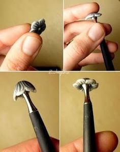 four different pictures showing how to use a screwdriver