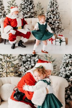 Holiday Picture Outfit, Santa Claus Photography, Christmas Venue, Santa Claus Pictures, Santa Mini, Holiday Mini Session, Xmas Photos