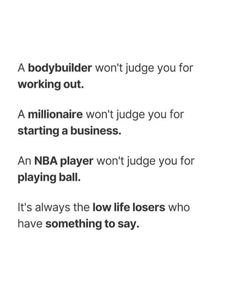 an ad with the words bodybuiler won't judge you for working out