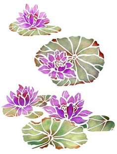 watercolor painting of purple flowers and leaves