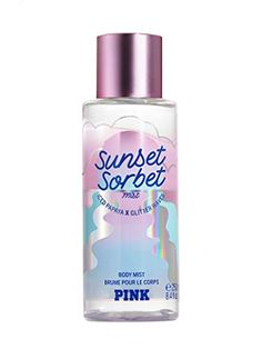 Pinkvictorias Secret Sunset Sorbet Body Mist Spray New Womens Fragrance Fruity Fruity Gourmand With Iced Papaya Pink Pistachio And Solar Woods 84 Ounce Victoria Secret Pink Body Mist, Pink Body Mist, Book Perfume, Pink Fragrance, Victoria Secret Body Mist, Victoria Secret Lotion, Bath N Body Works, Pink Skies, Victoria Secret Fragrances