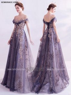 Blue Tulle Prom Dress, Gaun Abad Pertengahan, Enchanted Christmas, Prom Dresses Sparkly, Robes D'occasion, Sparkly Prom Dresses, Purple Prom, Karen Willis Holmes, Dresses Purple