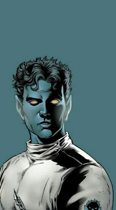 an image of a man with yellow eyes in a comic book cover art style by person