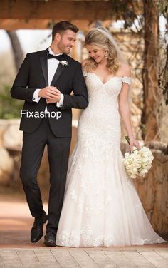 a bride and groom walking down the aisle