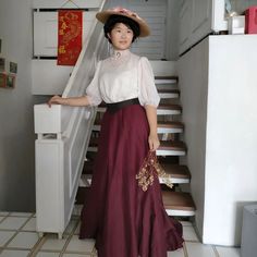 Bernadette Banner Outfits, Historical Inspired Fashion, 1800s Fashion Aesthetic, Early 1800s Fashion, Edwardian Outfits, Edwardian Summer Dress, Edwardian Inspired Fashion, Historical Fashion Victorian, Dress 1900