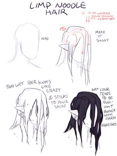 how to draw hair for anime characters in 3 easy steps - step by step instructions