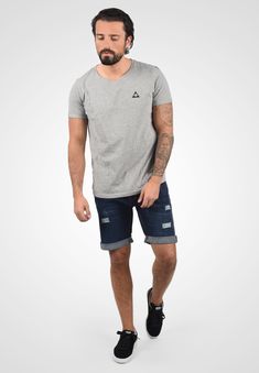 INDICODE JEANS IDHALLOW - Džinsa auduma šorti - dark blue Outfit Dark, Dark Jeans, Shorts Jeans, Short En Jean, Jeans Shorts, Jean Shorts, Denim Shorts, Dark Blue, Blue