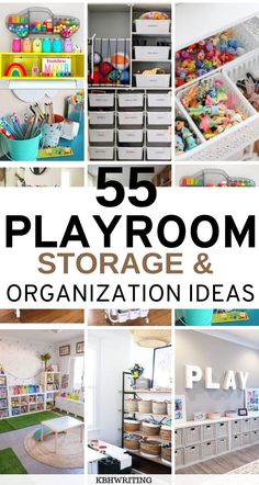 the 25 playroom storage and organization ideas are great for small children's rooms