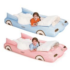 FUNBOY Sleepover Beds Sleepover Beds, Travel For Work, Kids Sleepover, Pink Convertible, Hosting Friends, Inflatable Pool Floats, Inflatable Mattress, Air Bed, Air Mattress