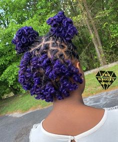 Purple Locs, Purple Dreads, Accepting New Clients, Dreads Girl, Natural Hairstyle