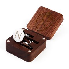 PRICES MAY VARY. Personalized Design: Cuff Links and Walnut Wood Box with Engraved A-Z Alphabet Letter to select. Cufflinks Size: Diameter 20mm (0.78 inch); Thickness 3mm (0.11 inch). Materials and Processes: High Polished Stainless Steel Features a Shiny and Long-Lasting Finish That Adds a Smooth Touch of Elegance to Any Dress Shirts. Suitable for All Occasions: Personalize Your Look with The Engraved Initial Cufflinks, Perfect for Weddings, Business Events, or Any Special Occasions. Perfect Gi Initial Cufflinks, Wedding Gift Set, Wedding Gifts For Groomsmen, Mens Cuff, Black Gift Boxes, Perfect Gift For Him, Silver Cufflinks, Business Events, Cufflinks Men