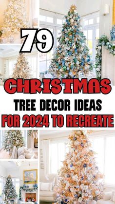 christmas tree decor ideas for the year to create it look like they are in real life