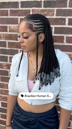 Feed In Braids With Singles In The Back, Braided Hairstyles For Black Women By Hair Pattern, Fast Braid Styles For Black Women, Conrows Lines With Extension, Types Of Cornrow Braids, Fish Tale Braids For Black Women, Braids All Over Head, Conrows Lines And Braids With Curls, Conroll Styles For Black Women