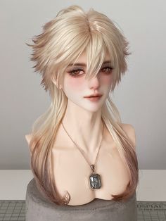 Anime Boy Hair, Alternative Hair, Doll Eyes, Unique Hairstyles, Boy Hairstyles, Ball Jointed Dolls, Doll Face