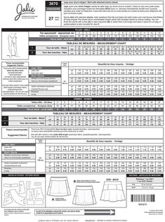 the sewing pattern for girls'skirts is shown in black and white, with measurements