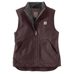 Carhartt Women's Washed Duck Lined Mock Neck Vest Carhartt Vest, Weighted Vest, Ranch Wear, Cute Country Outfits, Family Office, Carhartt Womens, Carhartt Women, Break Time, Outerwear Vest