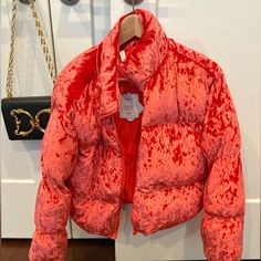 Soft , Plush Interior And Exterior. Color Is A Watermelon Red/Pink. Size M But Oversized. Two Deep Pockets. Will Fit Us Size 8-12 (M-Xl) Very Comfortable. *Brand New* Make An Offer Barbie Puffer Jacket, Fabletics Puffer Jacket, Red Fitted Athleisure Outerwear, Spring Athleisure Long Sleeve Puffer Jacket, Spring Long Sleeve Athleisure Puffer Jacket, Red Athleisure Outerwear For Winter, Fitted Sporty Puffer Jacket For Spring, Red Spring Athleisure Outerwear, Red Athleisure Outerwear For Spring