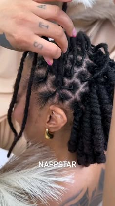 Locs Styles Dreadlocks Hair Care, Short Dreadlocks Styles, Dreads Styles For Women, Beautiful Dreadlocks, Short Locs Hairstyles, Feed In Braids Hairstyles, Faux Locs Hairstyles, Dreadlock Style, Dreadlock Styles