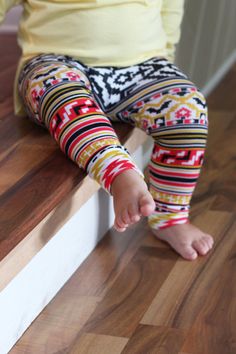 Baby/toddler cotton blend knit leggings/tights by AshesAshesDesign Knit Leggings, Little Miss