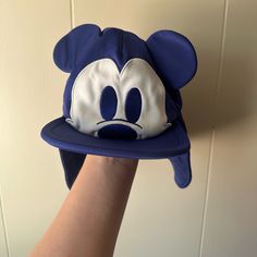 Nwot Disney Kids Hat With Neck Flap Fun Mickey Mouse Hat, Casual Cotton Hats With Mickey Mouse Detail, Playful Blue Mickey Mouse Top, Disney Hats For Boys, Disney Bucket Hat, Disney Accessories, Disney Kids, Kids Hats, Kids Accessories