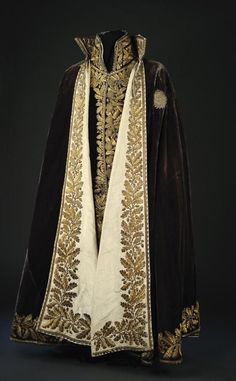 Gold Embroidery, Historical Fashion, Cloak