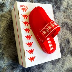 Brand New Kappa Slides Extremely Comfortable. Casual Red Slippers With Closed Toe, Red Closed Toe Casual Slippers, Red Casual Closed Toe Slippers, Casual Red Closed Toe Slippers, Casual Red Non-slip Slippers, Red Round Toe Slippers For Indoor Use, Red Non-slip Indoor Slippers, Red Non-slip Slip-on Slippers, Kappa Slides Outfit