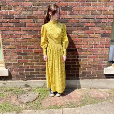 1970s yellow Calico floral maxi dress size XXS Measurements when flat(double if needed) Sleeves:22.5" Shoulders:13.5" Hips:25" waist:11.5" Bust:15.5" length from top of shoulder:52.5" Thanks for looking! Please read shop policies before purchasing Listing is for this dress only. See shop for additional items. Follow us on Instagram for daily new arrivals at heytigerlouisville! (ht2472) Floral Maxi, Dress Clothes For Women, Floral Maxi Dress, Festival Season, Halloween Shopping, 1970s, Art Collection, Dress Outfits, Bathing Beauties