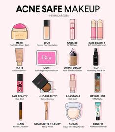 Acne Safe Makeup, Safe Makeup, Acne Makeup, Makeup Tut, Makeup Essentials