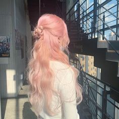 Images Terrifiantes, Long Pink Hair, Korean Hair Color, Dye My Hair, Hair Dye Colors, Hair Inspiration Color