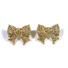 Crystal Decor Metal Bow Stud Earrings #1073 Colors may appear slightly different through this website due to computer picture resolution and individual monitor settings. Package included : order quantity × earrings Item Features : .Authentic Czech crystals .Cute fashion jewelry .Metal ear pin fastening .Take your style to the next level with sparkle trend .Great as every day work or casual earrings for women of all ages Item Specifications : .Handmade in Korea .100% brand new with high quality . Glitter Fashion, Casual Earrings, Lady Girl, Metal Headbands, Rhinestone Bow, Bow Knot, Jewelry Crystal, Sparkle Earrings, Metal Accessories