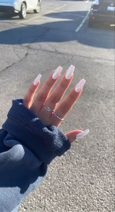 Simple Acrylic Nails, Classy Acrylic Nails, Acrylic Nails Coffin Short, Classy Nails, Short Acrylic Nails, Cute Acrylic Nails, Wedding Nails