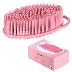 PRICES MAY VARY. High Quality Material: Silicone body brush is made of soft and safe silicone material, easy to clean, fast drying, foamy,durable. gentle and soft bristles are especially suitable for sensitive skin. The silicone bath brush suitable for all types of skin. 2 in 1 Silicone Body Scrubber: One side is a soft, long-bristled brush surface that makes it easy for you to clean all parts of your body. The other side has a scrubbing surface that helps you massage your head and skin joints. Silicone Body Scrubber, Best Skin Care Brands, Bath Skincare, Clean Fast, Skincare For Oily Skin, Shower And Bath, For Blackheads, Body Brush, Types Of Skin