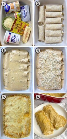 the steps to make white chicken enchiladas