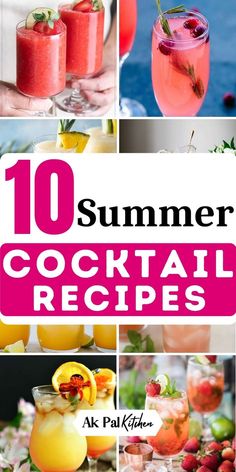 the top ten summer cocktail recipes