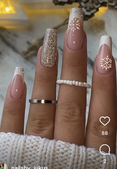 Autumn Trends, Work Nails, French Acrylic Nails, Snow Christmas, Christmas Party Food, Christmas Table Settings, Nail Sizes, Best Acrylic Nails