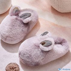 OrcaJump - Suede Bunny Slippers in Cyan, Purple, and Coffee - Available in 3 Sizes Bunny Slippers, Slippers, Coffee, Purple