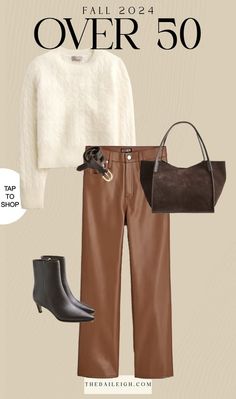 Trendy And Classic Fall 2024 Clothes for Women Over 40 — THE DAILEIGH Trendy Mom Outfits Fall 2024, Sunday Brunch Outfit Fall, Fall Outfits For Women Over 50, Wardrobe Essentials List, Moda Over 50, Classic Fall Style, Classic Dressing, Mom Outfits Fall, Creating Outfits