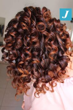 Spiral Perm Short Hair, Curly Balayage Hair, Spiral Perm, Short Permed Hair, Highlights Curly Hair, Short Hair Images, Colored Curly Hair, Hair Done, Hairstyle Look